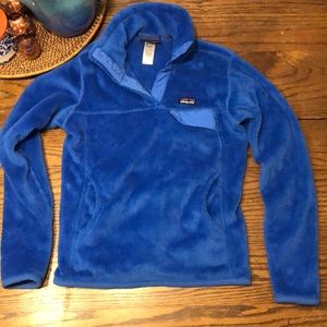 Patagonia Re-tool snap close fleece pullover EUC